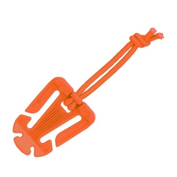 Klamra z linką Bungee WEB MOLLE Mocowanie ORANGE