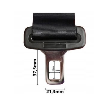 Удлинитель ремня безопасности, сертифицированный удлинитель, 29 см.