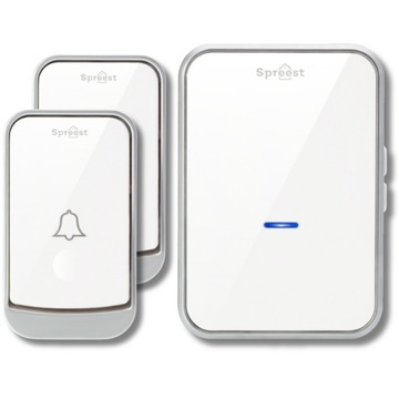 БЕСПРОВОДНОЙ ЗВОНОК ДЛЯ ВОРОТ, НА БАТАРЕЯХ, Водонепроницаемый, 2 ПРИЕМНИКА