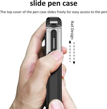 Чехол Hinge Pen Box для телефона Samsung Galaxy Z Fold 4, магнитный