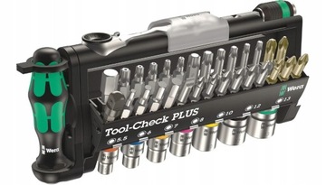Wera Tool-Check PLUS Zestaw złożony z grotów, kluczy nasadowych i rękojeści