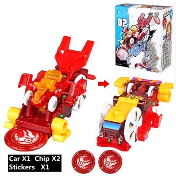 Screechers Wild Capture Wafer 360 Rotate Transformation Cars Burst Speed