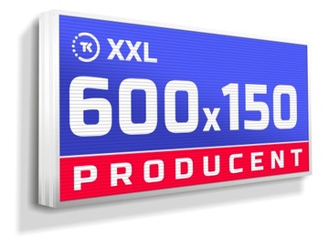 Kaseton reklamowy LED XXL 600x150cm