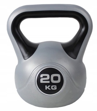 20kg kettlebell kula kettle hantla odważnik beton