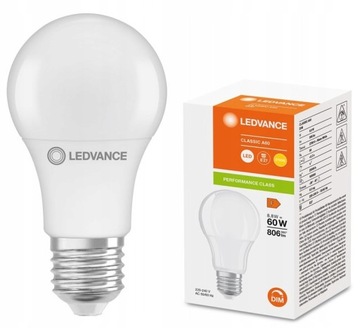 Żarówka LED 8,8W=60W E27 LEDVANCE 806lm 2700K ściemnialna