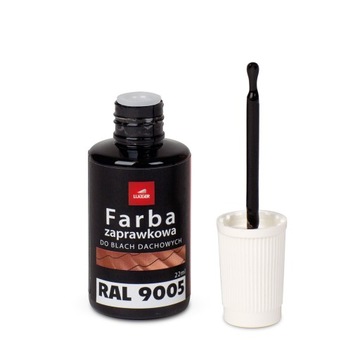 FARBA FARBKA ZAPRAWKOWA DO BLACHY DACHOWEJ Z PĘDZELKIEM 22ml RÓŻNE KOLORY