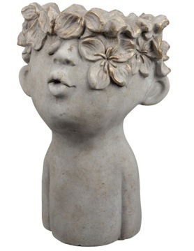 DONICZKA TWARZ GŁOWA OSŁONKA BETONOWA NA KWIATY