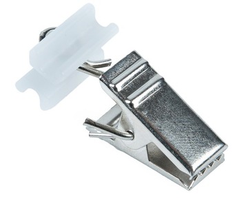 Żabki metalowe żabka ze ślizgiem do karniszy szyn ALUMINIOWYCH 100 sztuk
