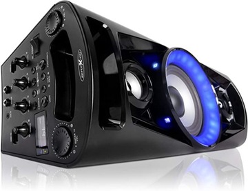 ПОРТАТИВНАЯ КАРАОКЕ-ДИНАМИКА BLUETOOTH USB AUX РАДИО