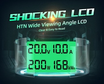 Панельный измеритель напряжения и тока, ваттметр, амперметр постоянного тока 300 В, до 300 А