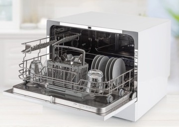 КОМПАКТНАЯ НАСТОЛЬНАЯ ПОСУДОМОЕЧНАЯ МАШИНА ПОД СТОЛЕКОЙ, 6 ПРОГРАММ, 6 КОМПЛЕКТОВ