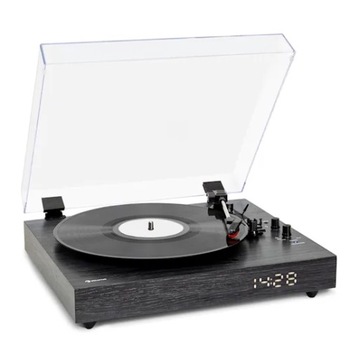 Auna 10039051 Gramofon Zegar BT głośnik