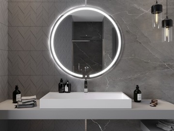 MEXEN ROSE LUSTRO PODŚWIETLANE LED OKRĄGŁE 100 CM