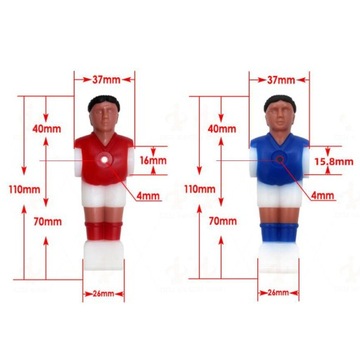 4 настольных футбола