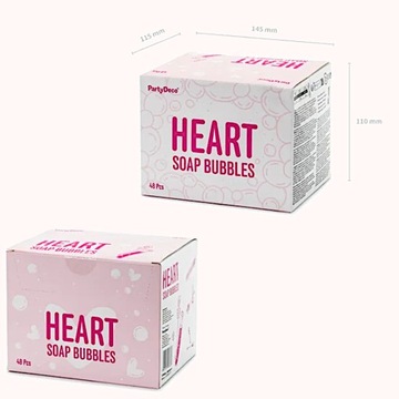 МЫЛЬНЫЕ ПУЗЫРЬКИ PARTY DECO 48 шт. СВАДЬБА, КРЕЩЕНИЕ, ПОДАРОК, ВЕЧЕРИНКА.