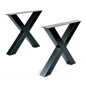 NOGA METAL DO STOŁU TYP X PROFIL 60x60 NA WYMIAR