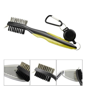 Очиститель щеток для гольф-клуба, выдвижной шнур на молнии
