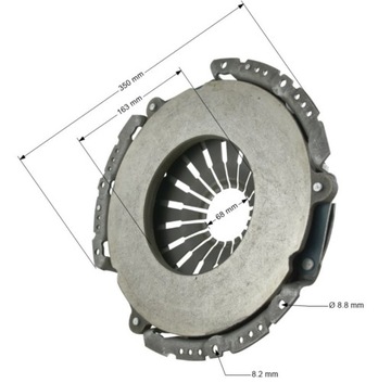 ДАВЛЕНИЕ СЦЕПЛЕНИЯ DV 1733 BULGAR BALKANCAR ТЕЛЕЖКА