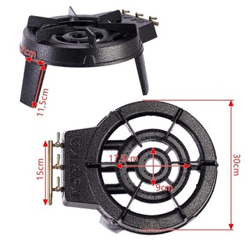 Табурет для газовой плиты, сильная большая чугунная горелка