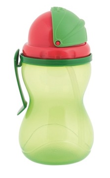 CANPOL bidon ze składaną rurką 370ml 12m