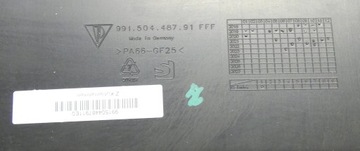 KRYT RÁMEC CHLADIČ PORSCHE 991 FACELIFT 99150448791