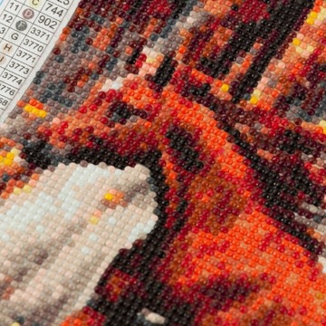 АЛМАЗНАЯ ВЫШИВКА ЛОШАДЬ АЛМАЗНАЯ КАРТИНА 3D ОСЕНЬ