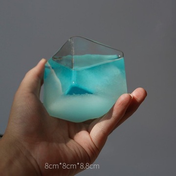 Прогноз погоды в скандинавском стиле, штормовое стекло, водный куб, барометр, прозрачный