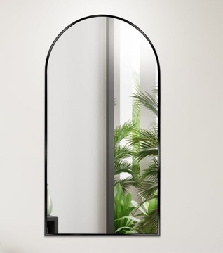 Lustro półowalne 50x100 w ramie