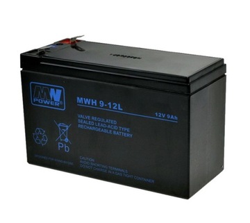 АККУМУЛЯТОР AGM MWH 9-12L 12V 9Ah ДЛЯ ИГРУШЕЧНЫХ АВТОМОБИЛЕЙ ВЕСЫ БЛОК УПРАВЛЕНИЯ ИБП СИГНАЛИЗАЦИИ