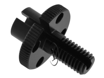 MOTORCYCLLE 30mm M10 x 1.5 SELF-CHAIN ADJUSTMENT BOLT 30mm M10 x 1.5 BLACK