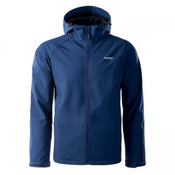 КУРТКА МУЖСКАЯ SOFTSHELL HI-TEC NETI II ВОДОНЕПРОНИЦАЕМАЯ КУРТКА СИНЯЯ РАЗМЕР XL