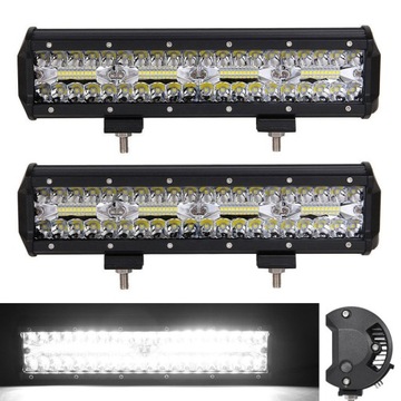ZESTAW 2x MOCNA LAMPA ROBOCZA 240W 80 LED ledbar HALOGEN 12V 24V