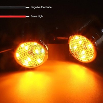 ПОВОРОТНИКИ С ЗАДНИМ ФОНАРЕМ BOBBER CUSTOM CHROME