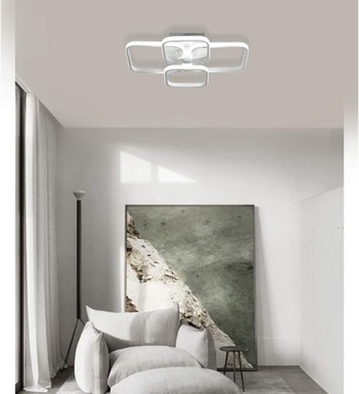 СОВРЕМЕННЫЙ СВЕТОДИОДНЫЙ ПОТОЛОЧНЫЙ СВЕТИЛЬНИК ЛЮСТРА ДЛЯ ГОСТИНОЙ