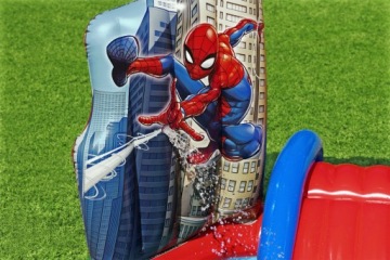 Надувная игровая площадка с горкой SpiderMan Bestway 98793