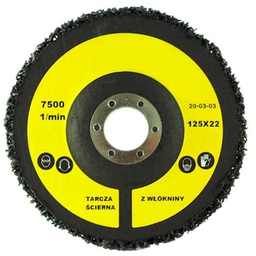 TARCZA DO USUWANIA RDZY CS-RD 126x13x22 X CRS 3M