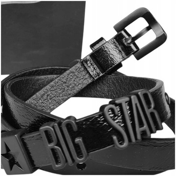 Pasek Big Star damski skórzany + etui II675028 100