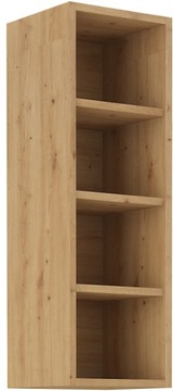 Szafka kuchenna wisząca otwarta 30x90 Dąb Artisan