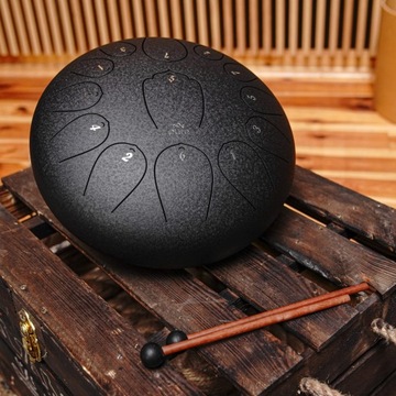 Pure Tank Tongue Drum Pro 12 дюймов (30 см), 13 тонов CHARCOAL - Языковой барабан