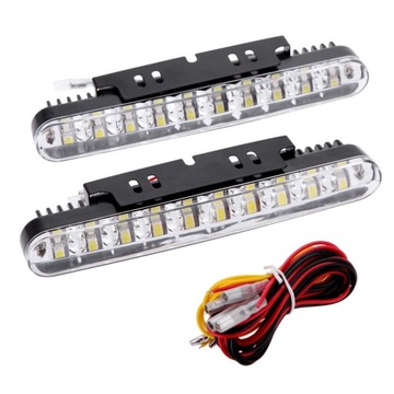 2szt Samochodowe światła do jazdy dziennej 30LED