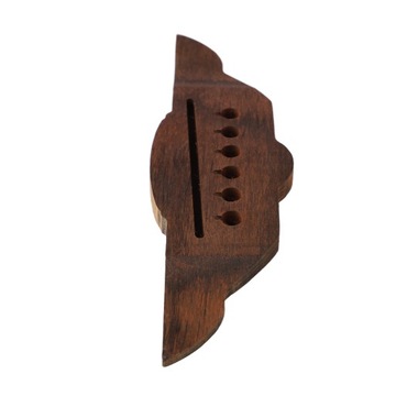 Деревянный гитарный мостик в форме ласточки.