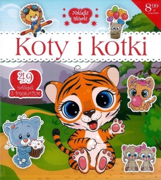 Naklejki iskierki. Koty i kotki