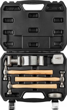 Набор из 7 молотков по металлу.