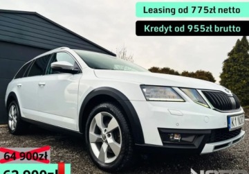 Skoda Octavia III Scout 2.0 TDI 184KM 2017 Skoda Octavia Bezwypadkowa, Scout FV23, DSG, 4x4, Kredytowanieleasing, gw.