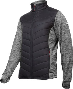 BLUZA OCIEPLANA SZARO-CZARNA, `XL`, CE, LAHTI