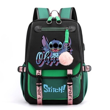 ШКОЛЬНЫЙ РЮКЗАК STICH USB А4 БОЛЬШИЕ ЦВЕТА МНОГИЕ ДИЗАЙНЫ ВОДОНЕПРОНИЦАЕМЫЙ