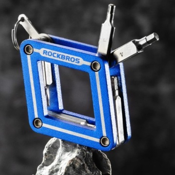 ROCKBROS ВЕЛОСИПЕД ГАЕЧНЫЙ КЛЮЧ НАБОР 8 ФУНКЦИЙ МУЛЬТИИНСТРУМЕНТ 8IN1 КЛЮЧ КОЛЬЦО ШЕСТИГРАННИК