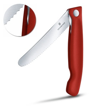 Victorinox 6.7831.FB, nóż składany z blokadą, ostrze ząbkowane 11 cm