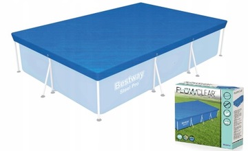 Pokrywa na basen 259X170cm stelażowy BESTWAY 58105