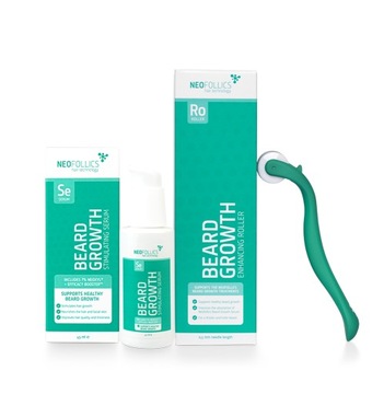 Валик, стимулирующий рост бороды, с 540 микроиглами.